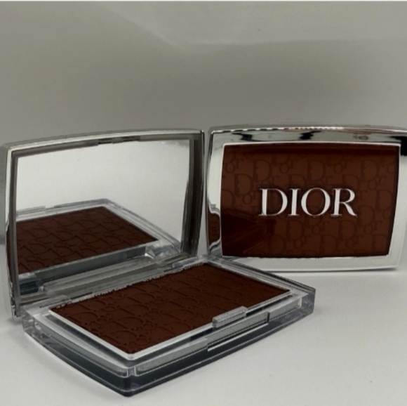 Dior Other - New Dior Mahogany Rosy Glow Embossed Powder Blush Makeup Compact #20